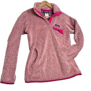 Patagonia Retool SnapT Cupcake Pink Magenta SOFT‎ Fleece Pullover 25442 Size XS